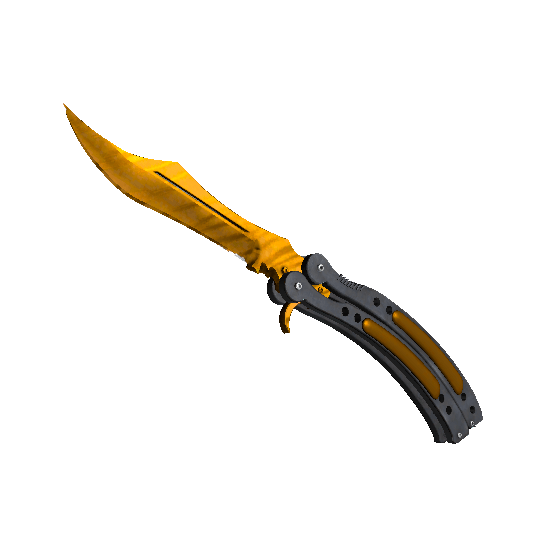 Butterfly Knife | Tiger Tooth (Minimal Wear)