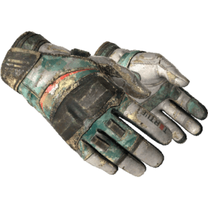 Moto Gloves | Spearmint (Battle-Scarred)