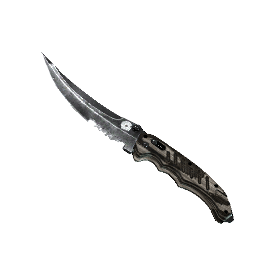 Flip Knife | Black Laminate (Minimal Wear)