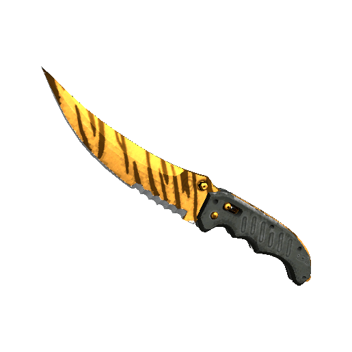 Flip Knife | Tiger Tooth (Minimal Wear)