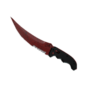Flip Knife | Crimson Web (Minimal Wear)