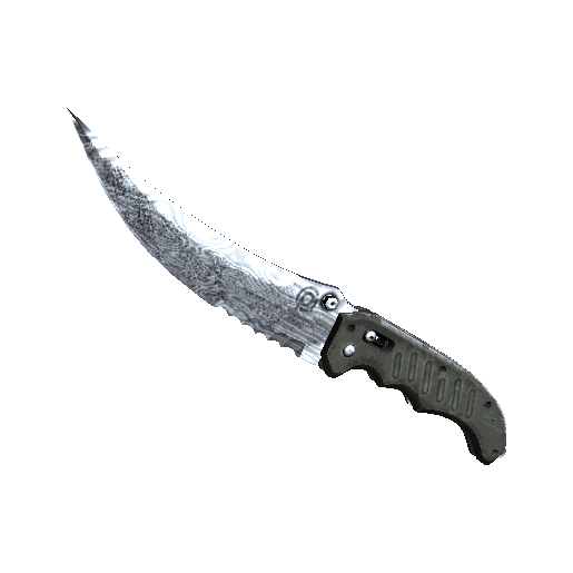 Flip Knife | Damascus Steel (Field-Tested)