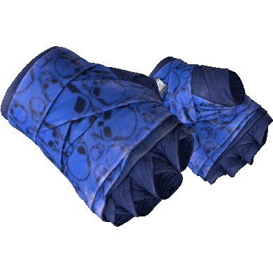 Hand Wraps | Cobalt Skulls (Field-Tested)