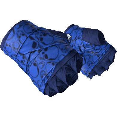 Hand Wraps | Cobalt Skulls (Factory New)