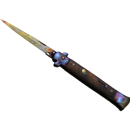 Stiletto Knife | Case Hardened (Field-Tested)