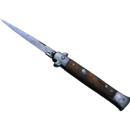 Stiletto Knife | Blue Steel (Factory New)