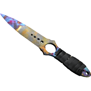 Skeleton Knife | Case Hardened (Field-Tested)