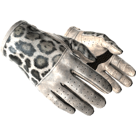 Driver Gloves | Snow Leopard (Minimal Wear)